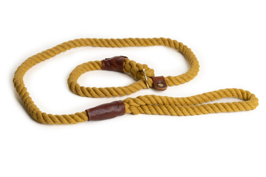 Mustard Rope Slip Lead