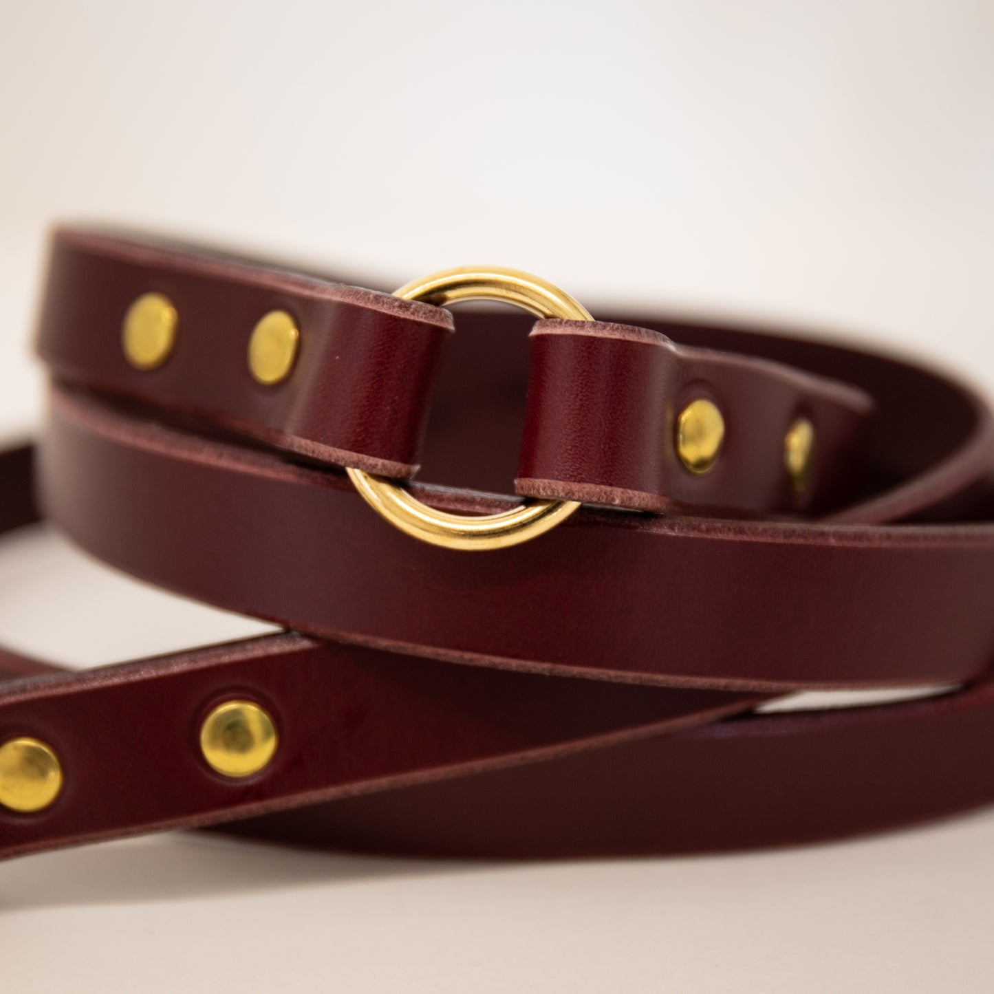 Fig adjustable luxury leather lead