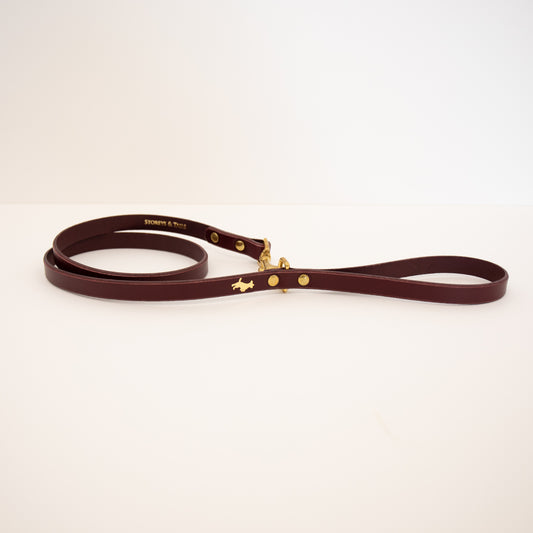 Fig luxury leather lead