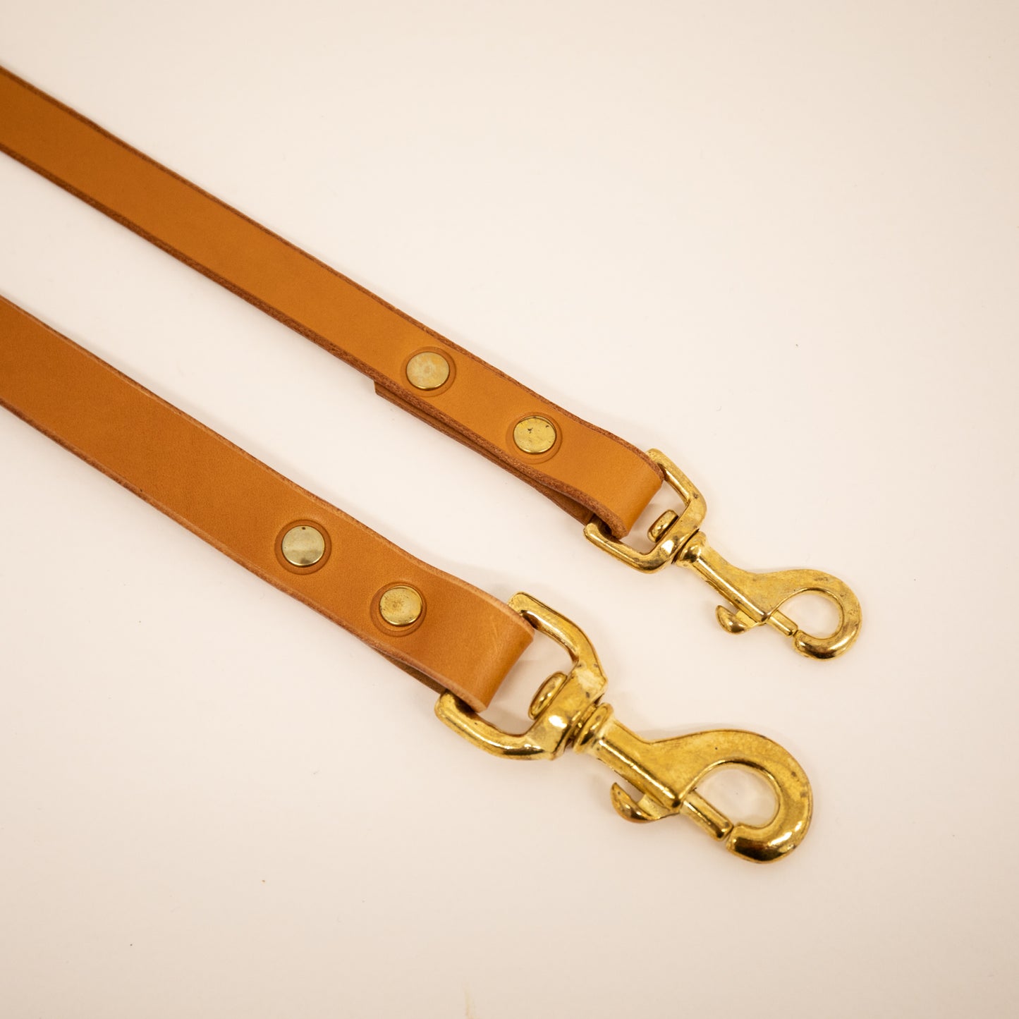 Nacho tan luxury leather lead