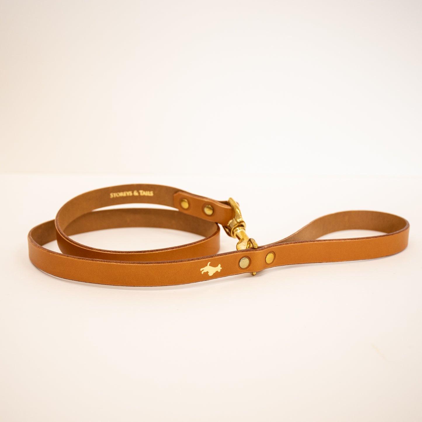 Nacho tan luxury leather lead