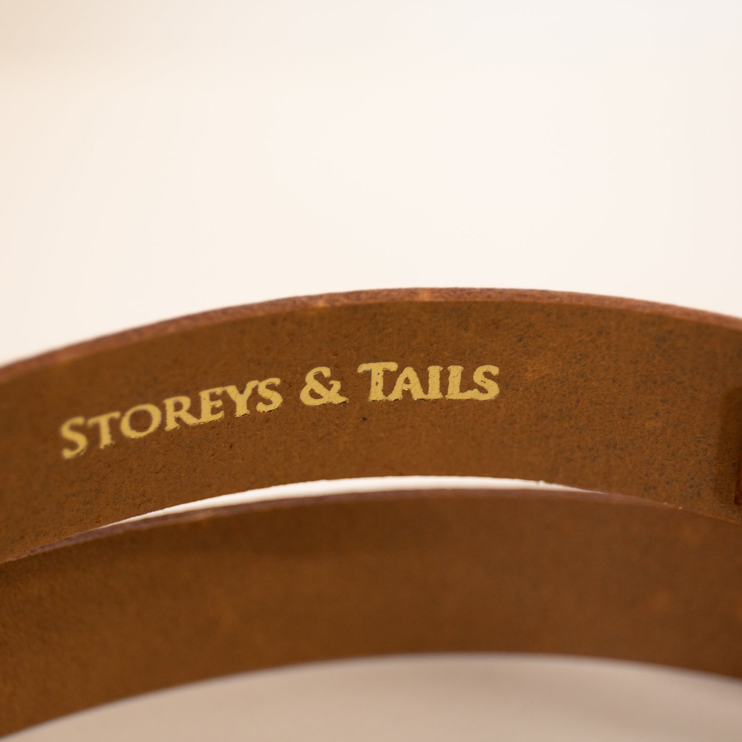 Nacho tan luxury leather lead