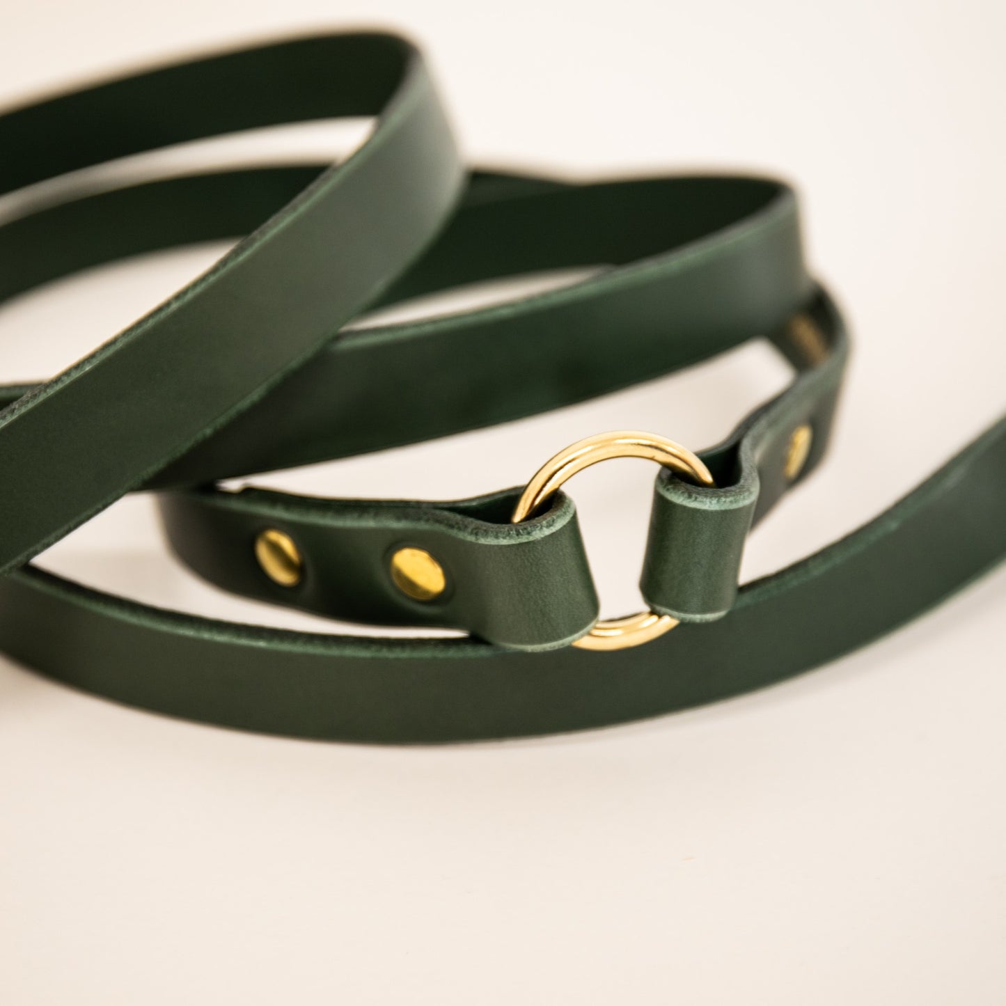 Forest adjustable luxury leather lead