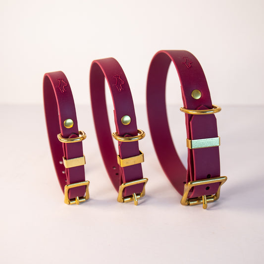 Wine Biothane® All Weather Collar