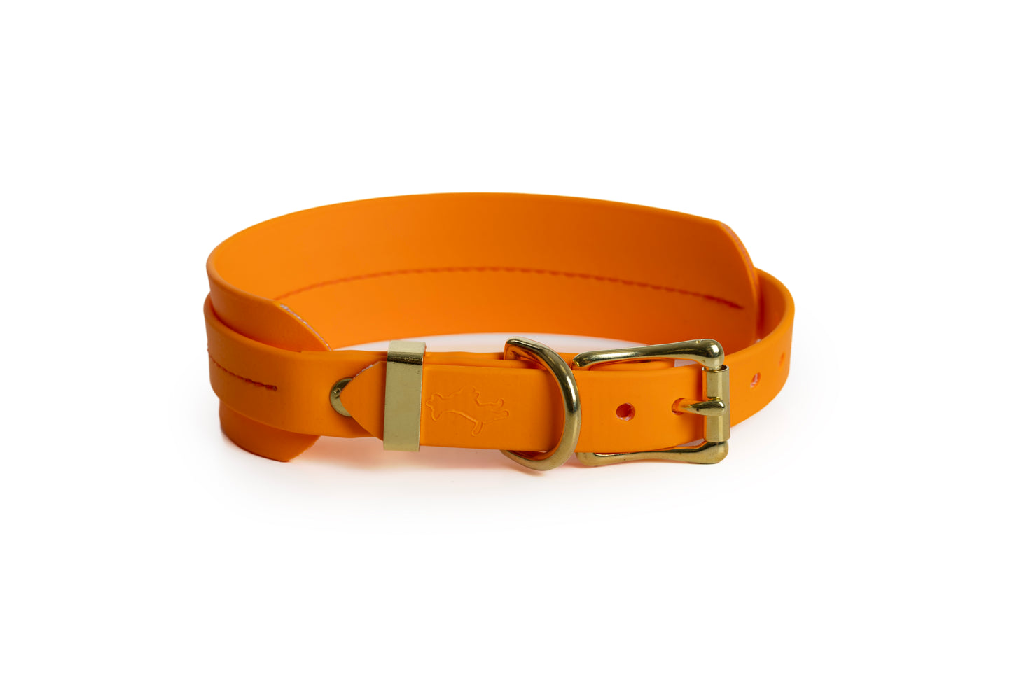 Orange Biothane® Sight hound All Weather Collar