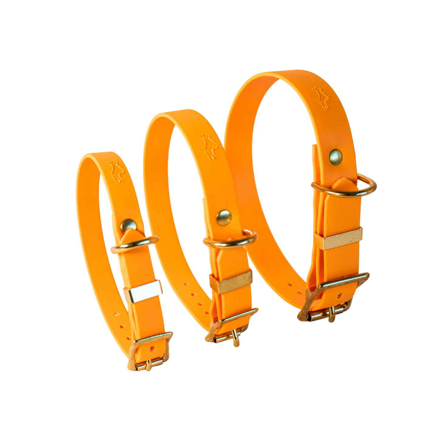Orange Biothane® All Weather Collar