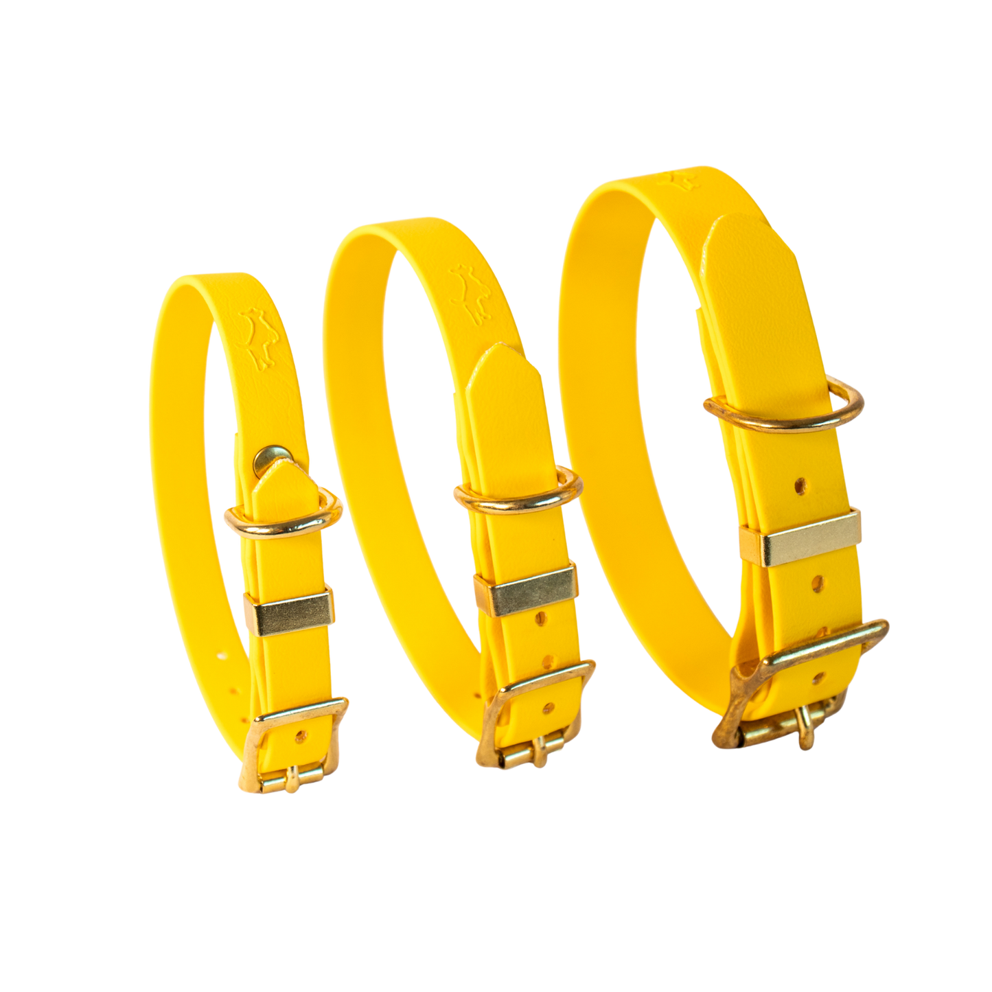 Yellow Biothane® All Weather Collar