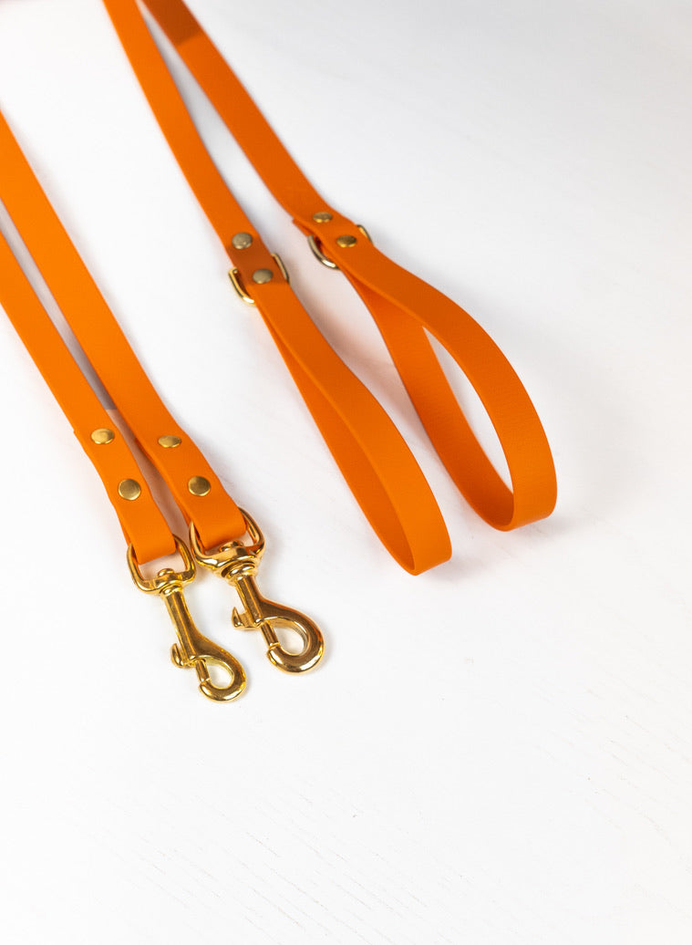 Burnt orange Biothane® All Weather Lead