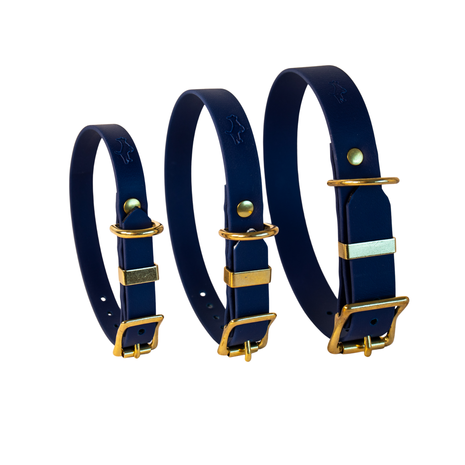Navy Biothane® All Weather Collar