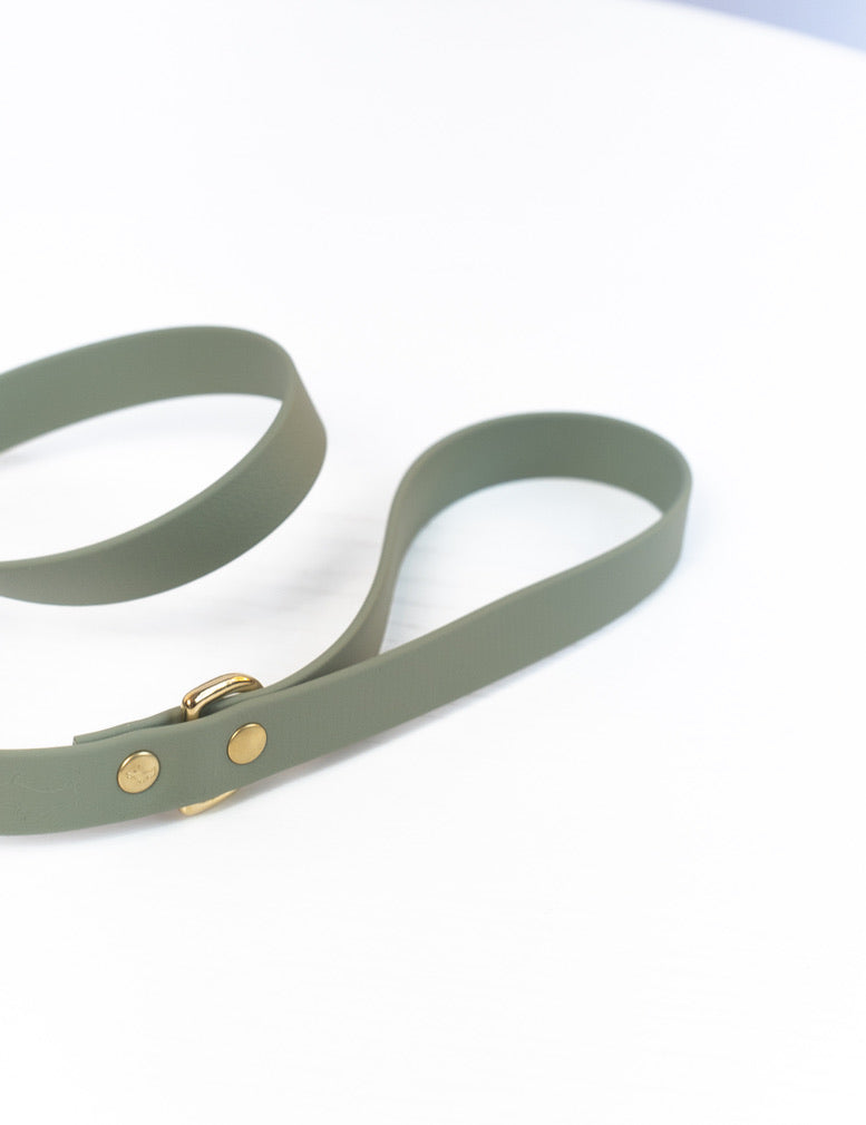 Moss Green Biothane® All Weather Lead