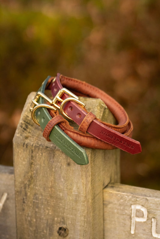 Rolled Leather Collars