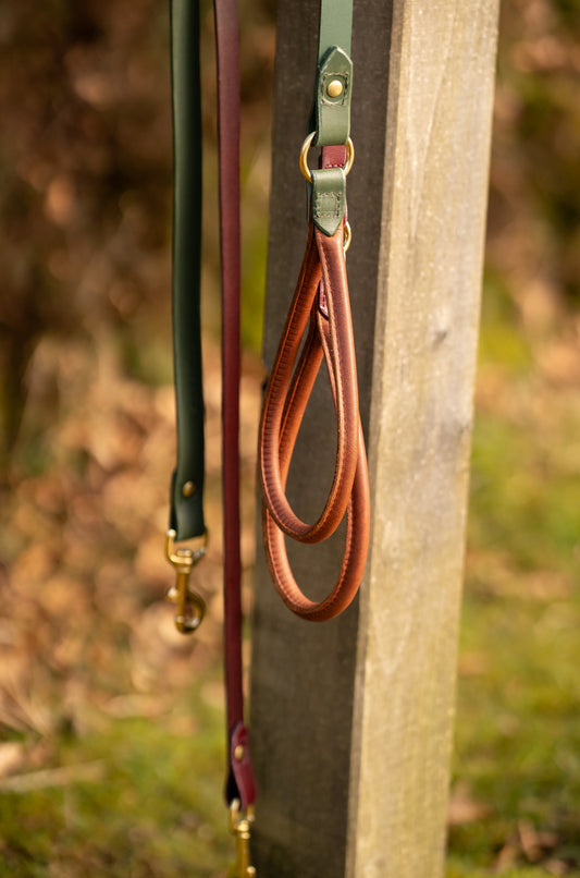Rolled Leather Leads